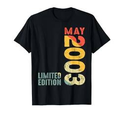 Monat Mai 2003 Jahr 2003 Retro 2003 Vintage 2003 seit 2003 T-Shirt von Birth Since Month Of May Retro Vintage Year