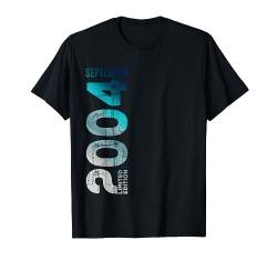 2004 September 2004 Jahr 2004 Retro 2004 Vintage 2004 T-Shirt von Birth Since Month Of September Retro Vintage Year