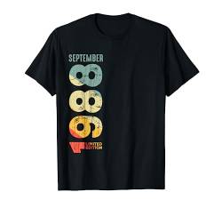 Retro 1988 September 1988 Jahr 1988 Vintage 1988 seit 1988 T-Shirt von Birth Since Month Of September Retro Vintage Year