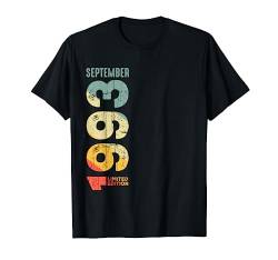 Retro 1993 September 1993 Jahr 1993 Vintage 1993 seit 1993 T-Shirt von Birth Since Month Of September Retro Vintage Year