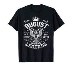 38. August 1985 Legends Geburt 38. Geburtstag Geschenke T-Shirt von Birthday 365
