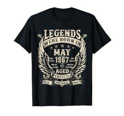 Legends Were born in 1967 57. Geburtstag Geschenke für Männer Mai T-Shirt von Birthday Apparel gifts For Men Women May
