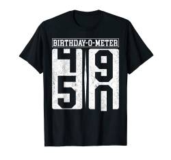 Geburtstag-O-Meter 50. Geburtstag Celebrant T-Shirt von Birthday Celebrant Happy Bday Party