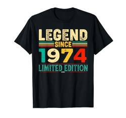Eine Legende Seit 1974 Geburtstag 50 Jahre geboren in 1974 T-Shirt von Birthday Geburtstag Designs24