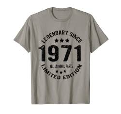 Legendär seit 1971 Jubiläum 50 Jahre 1971 T-Shirt von Birthday Geburtstag Designs24