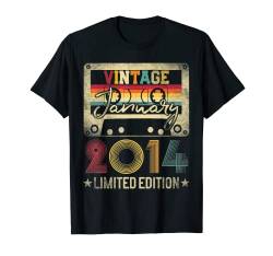 Limited Edition 2014 January 8th Birthday Gift 8 Years Old T-Shirt von Birthday Gift For January Shirt Men Women Kids