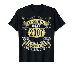 17th Birthday Gifts Man Woman 17 Years 2007 Decorative Funny T-Shirt von Birthday Gifts For Man Woman