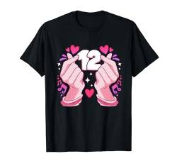 Geburtstag Mädchen 12 Jahre alt, K-Pop Herz, Saranghae T-Shirt von Birthday Girl by Content Design Studio