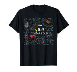10. Geburtstag – Wurzel von 100-10 Jahren T-Shirt von Birthday Shirt For Physics & Science Lovers