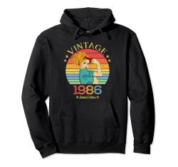 1986. Damen-Geschenkartikel Vintage 1986, Geschenke für Frauen, geboren im Jahr 1986 Pullover Hoodie von Birthday Superstore