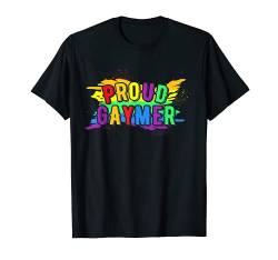 Proud Gaymer T-Shirt von Bisexuell Pride LGBTQ