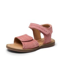 Bisgaard Mädchen Sandalen Andrea Rosa Rauleder, Größe:30, Farbauswahl:Rose/pink von Bisgaard