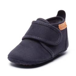 Bisgaard Jungen Hjemmesko - "Cotton" Hausschuhe, Blau Navy 21, 21 EU von Bisgaard