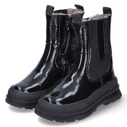 Bisgaard Jungen Mädchen Mila Lamb Fashion Boot, Black patent, 32 EU von Bisgaard