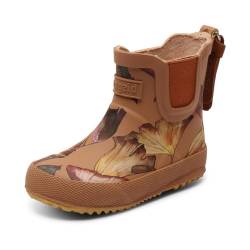 Bisgaard Unisex Kinder Baby Rubber Rain Boot, Camel Flowers, 20 EU von Bisgaard