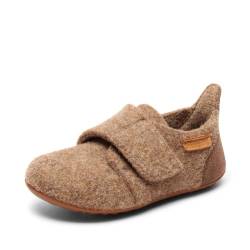 Bisgaard Unisex Kinder Casual Wool Niedrige Hausschuhe, Camel, 33 EU von Bisgaard