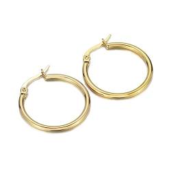 Bishilin Ohrringe Damen Edelstahl, Creolen Ohrringe Hoop 60MM Ohrringe Gold Jugendstil für Mädchen von Bishilin