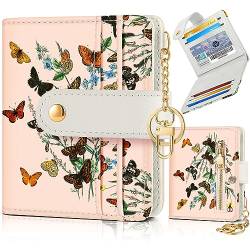 Bistup Einfaches Design Brieftasche Kartenhalter, 4 - Goldener Schmetterling, modisch von Bistup