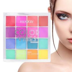 Bunter Lidschatten | Langanhaltende e Lidschatten-Palette 16 Farben | Verwenden Sie Lidschatten auf der Party-Bühne zum Einkaufen, zu Hause, bei der Arbeit, bei Zusammenkünften, bei Bitong von Bitong