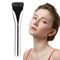 Foundation Makeup Pinsel, Flacher leichter Concealer Pinsel, Flacher Rouge Concealer Pinsel, Make-up Grundierungspinsel, Flüssiger Puderpinsel, Ultra Dünn Make-up Pinsel, Gesichts Make-up Werkzeug von Bitong