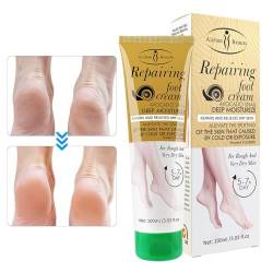 Fußfeuchtigkeitscreme | Feuchtigkeitsspendende Creme zur Reparatur rissiger Füße | Nährende und feuchtigkeitsspendende Fußpflegeprodukte für Mischhaut, empfindliche und fettige Haut Bitong von Bitong