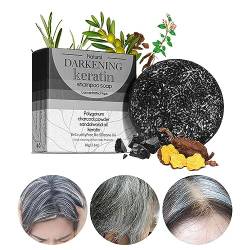 Graue Haarspange,Natürliche Bio-Grauhaar-Umkehrstange - Haarstärkende Produkte, Erfrischungsriegel für die Kopfhaut für Salon, Reisen, Zuhause, Geschäftsreisen Bitong von Bitong