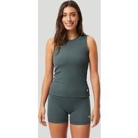 Björn Borg Ace Rib Pocket Tank-Top Damen in dunkelgrün, Größe: L von Björn Borg