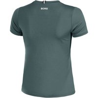 Björn Borg Ace Slim T-Shirt Damen in dunkelgrün, Größe: M von Björn Borg