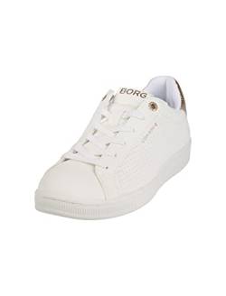 Björn Borg Damen T305 PRF MET Sneaker, White-Rose Gold, 41 EU von Björn Borg