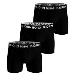 Björn Borg Herren Essential Boxer 3P Retroshorts, Multipack 1, L (3er Pack) von Björn Borg