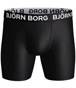 Björn Borg Men's Performance 1p Boxer, Schwarz, L von Björn Borg