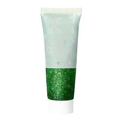 1 Stück Body Glitter Gel, 50ml Glitzer Gesicht Körper, MeerjungfrauPailletten Funkelnde für Gesicht Haare Lippen Nägel Make Up Kosmetik Festival Party, Glitzer Schminke, Glitzersteine (H, One Size) von Bkazwe