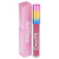 Metallic Liquid LipsticksMatte Lips Lipstick Pearl Glitter Lip Gloss High Pigment Long Lasting Nonstick Lip Glaze Makeup Diamond Liquid GlitterShimmer Lipsticks Metallic Lipgloss Set (F, One Size) von Bkazwe