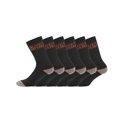 Sportsocken Herren Angenehm, Socken Herren, Bequem, Bewegungsfreiheit (6er Pack), Schwarz, 39/42 von Black+Decker