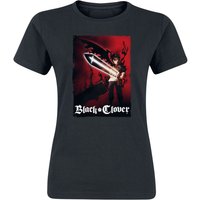 Black Clover - Anime T-Shirt - Find Your Power - S bis XL - für Damen - Größe L - schwarz  - Lizenzierter Fanartikel von Black Clover