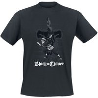 Black Clover - Anime T-Shirt - Mono Clover - S bis XL - für Männer - Größe M - schwarz  - Lizenzierter Fanartikel von Black Clover