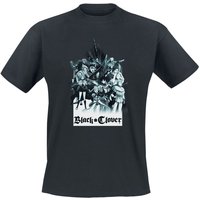 Black Clover - Anime T-Shirt - White Light - S bis M - für Männer - Größe S - schwarz  - Lizenzierter Fanartikel von Black Clover