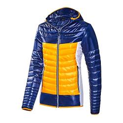 Black Crevice Damen Isolationsjacke, blau/Gold, 46 von Black Crevice