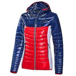 Black Crevice Damen Isolationsjacke, blau/rot, 40 von Black Crevice