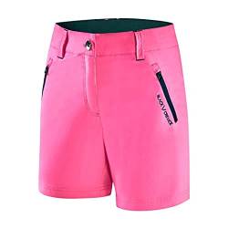 Black Crevice Damen Kurze Shorts, pink/Steel Blue, 40 von Black Crevice