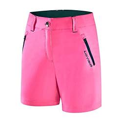 Black Crevice Damen Kurze Shorts, pink/Steel Blue, 42 von Black Crevice