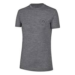 Black Crevice Damen Merino T-Shirt, grau, 38 von Black Crevice