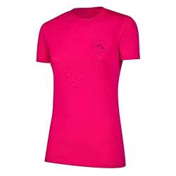 Black Crevice Damen Merino T-Shirt, pink, 36 von Black Crevice