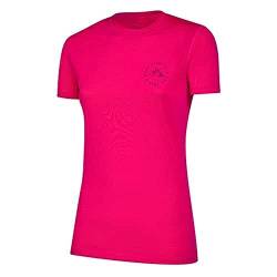 Black Crevice Damen Merino T-Shirt, pink, 44 von Black Crevice