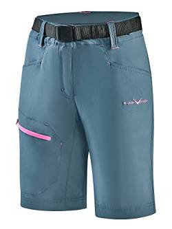 Black Crevice Damen Trekking Shorts, Blue Mirage/pink, 40 von Black Crevice