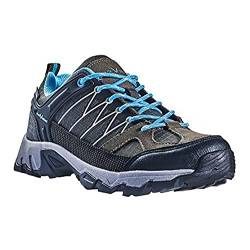 Black Crevice Damen Trekkingschuhe, Wasserdicht, Low, grau/blau, 40 von Black Crevice