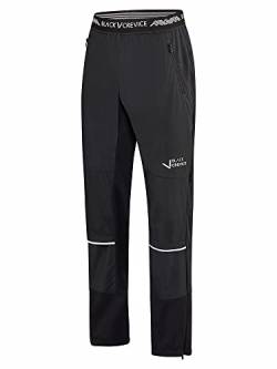 Black Crevice Herren Skitourenhose, schwarz, 4XL von Black Crevice