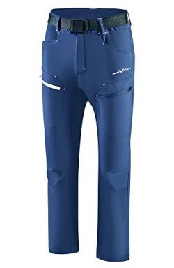 Black Crevice Herren Trekking Hose, Steel Blue/White, XL von Black Crevice