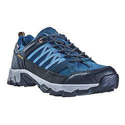 Black Crevice Herren Trekkingschuhe, Wasserdicht, Low, blau/orange, 41 von Black Crevice