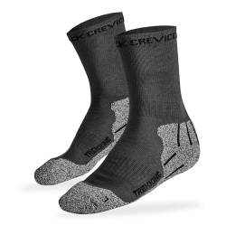 Black Crevice Trekkingsocken lang, 3 Paar, dark grey, 39-42 von Black Crevice